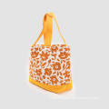 Orange Large Capacity Canvas shopping bag